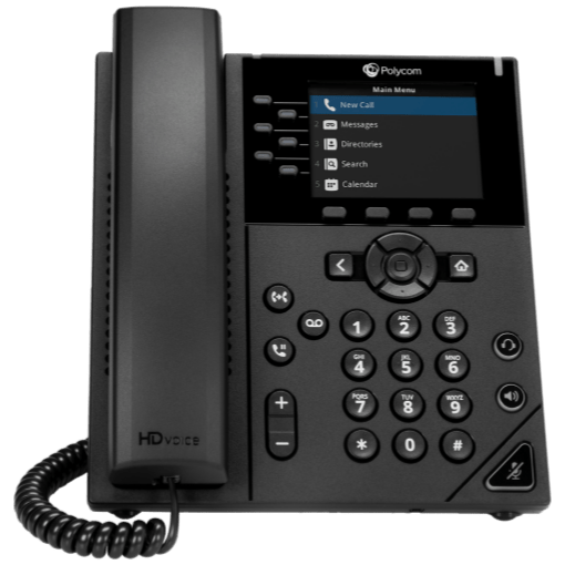 Poly VVX350 desk phone description