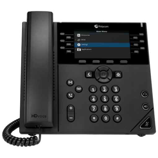 Poly VVX450 desk phone description