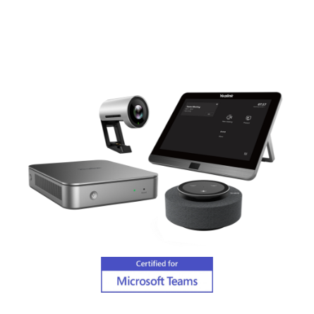 Yealink Microsoft Teams Certified room system equipment for MVC320- includes mini PC and video conference camera