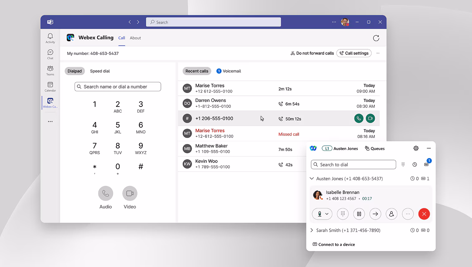 Webex Calling for Microsoft Teams